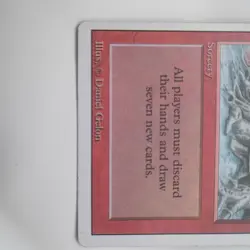 Magic: The Gathering Wheel of Fortune Revised Rare Red Sorcery Daniel Gelon - Image 3