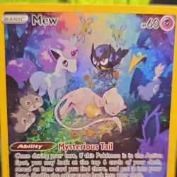 Pokemon Mew GG10/GG70 Crown Zenith Galarian Gallery Ultra Rare Holo Ability - Image 2