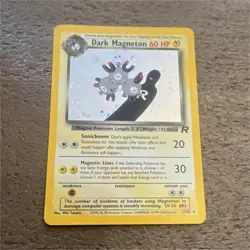 Pokemon Dark Magneton Team Rocket Holo Rare 11/82 2000 60 HP Wizards English - Image 1