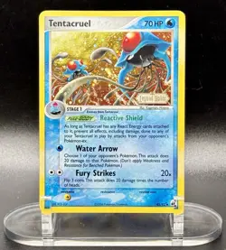 Tentacruel 45/92 Stamped Pokemon EX Legend Maker 2006 Vintage Reverse Holo LP/MP - Image 2