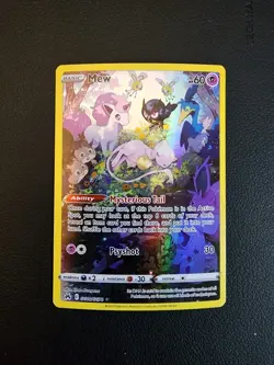 Pokemon Crown Zenith: Galarian Gallery Holo Full Art Rare Sleepy Mew GG10/GG70-B - Image 1