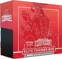 Pokemon TCG Battle Styles Elite Trainer Box [Single Strike Urshifu] (Red) ETB - Image 1