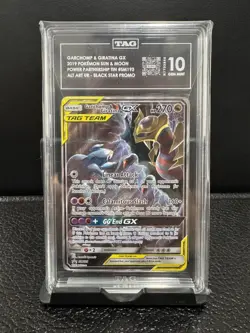 Garchomp & Giratina GX #SM193 Sun And Moon Pokemon TCG Black Star Promo - TAG 10 - Image 1