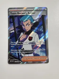 Team Rocket's Archer Destined Rivals 223/182 Pokemon Card Near Mint - Image 1