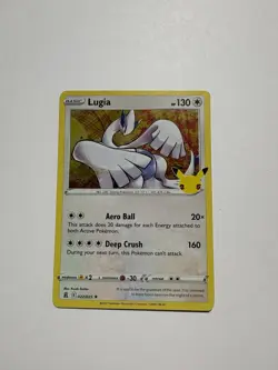 Pokemon TCG Lugia Holo Rare Card 22/25 Celebrations Series 022/025 - Image 1
