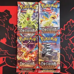 Pokemon TCG: Scarlet and Violet Obsidian Flames x1 Booster Pack (Random Art) - Image 1