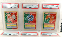PSA 6 7 8 Pokemon card TOPSUN Blue back 1997 Japanese set of 8 - Image 2