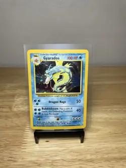 Pokemon TCG Gyarados Stage 1 - 6/102 Holo 1995-1999 Wizards GAMEFREAK 100 Hp - Image 1