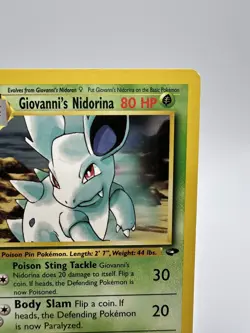 Giovanni's Nidorina 44/132 Gym Challenge Unlimited Uncommon Pokemon TCG MP - Image 3