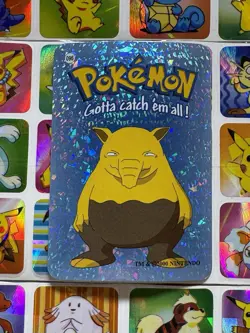 Pokemon 151 Vintage Pocket Monsters Vending HOLO Prism Sticker 2000 Nintendo - Image 1