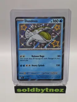 Pokemon TCG Dondozo 126/091 S&V Paldean Fates Shiny Rare - Near Mint - Image 1