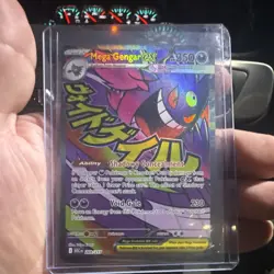 Pokemon Mega Gengar EX Full Art Holo 350 HP ASC 269/217 Psychic - Image 1