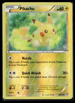 Pokemon TCG | Generations | Pikachu | 26/83 | Reverse Holo | LP - Image 1