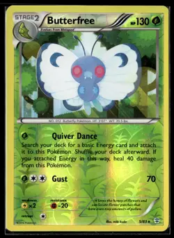 Pokemon TCG | Generations | Butterfree | 5/83 | Reverse Holo | LP - Image 1