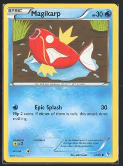 Pokemon TCG | Magikarp 22/83 | Common | Generations | Lightly Played - Image 2