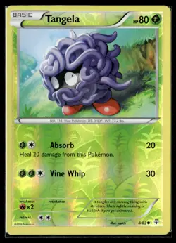 Pokemon TCG | Generations | Tangela | 8/83 | Reverse Holo | LP - Image 1