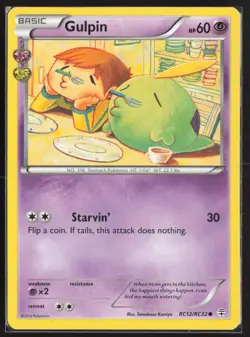 Pokemon TCG | Gulpin RC12/RC32 | Common | Generations | Lightly Played - Image 2