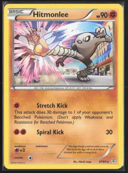 Pokemon TCG | Hitmonlee 47/83 | Rare | Generations | Lightly Played - Image 2