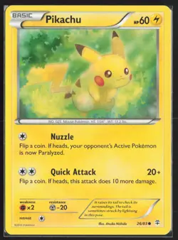 Pokemon TCG | Pikachu 26/83 | Common | Generations | Lightly Played - Image 2