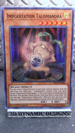 | Yugioh Impcantation Talismandra MP19-EN084 1st Edition NM- 🔥 | - Image 1