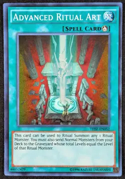 Advanced Ritual Art 1996 Super Rare Holo Yugioh THSF-EN052 (NM) - Image 1