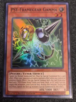 VLP Yugioh PSY-Framegear Gamma EXFO-ENSE3 Super Rare Limited Edition - Image 1