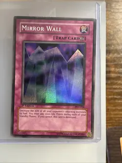 Yu-Gi-Oh! TCG Mirror Wall PSV-016 Super Rare 1st Edition LP - Image 1