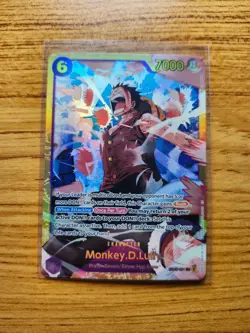 Monkey D Luffy SEC EB02-081 One Piece TCG Canadian Seller! *Small chip* NM - Image 1