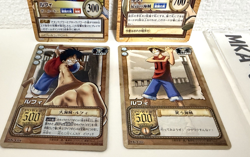 One Piece Carddass Hyper Battle Luffy Normal + Holo set of 4 Japanese - Image 3