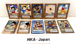 One Piece Carddass Hyper Battle Luffy lot sale Vintage Japanese set of 10 Rare - Image 1