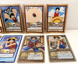 One Piece Carddass Hyper Battle Luffy lot sale Vintage Japanese set of 10 Rare - Image 3