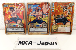 One Piece Carddass Hyper Battle Portgas D Ace C513 C531 LK-C05 Set of 3 Japanese - Image 1