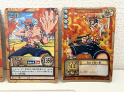 One Piece Carddass Hyper Battle Portgas D Ace C513 C531 LK-C05 Set of 3 Japanese - Image 3