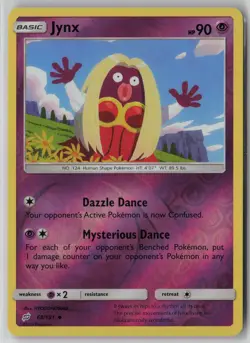 Jynx 68/181 Pokemon Team Up Reverse Holo Card Near Mint (NM) 1 - Image 1