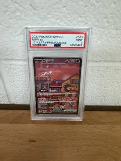 PSA 9 MINT Mew Ex SVP053 ALTERNATE ART HOLO 151 UPC PROMO Pokemon Card - Image 1