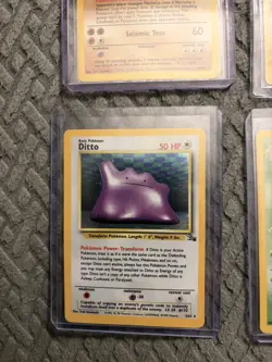 Vintage Holo Rare Pokemon Card Lot WOTC 1999 - Base Set, Jungle, Fossil - MP/HP - Image 2