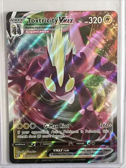 Toxtricity Vmax 071/192 Rebel Clash NM Full Art Ultra Rare Pokemon Card - Image 1