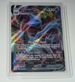 Pokemon Kyurem VMAX 049/196 Swsh11: Lost Origin Ultra Rare Full Art Holo Card - Image 1