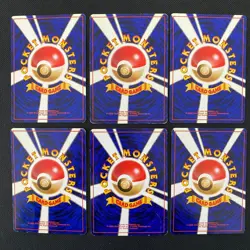 Base Set 1996 Normal Card Set of 6 Japanese Pokemon Card Old Back s007372 - Image 2