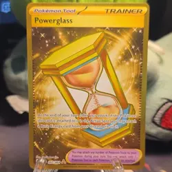 Pokemon Powerglass 097/064 Sv: Shrouded Fable Hyper Rare Holo Trainer Card - Image 1