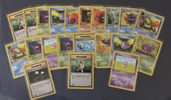 1st Ed Fossil Magmar, Omanyte, and Other WOTC Pokemon Card Lot EXC - Image 1