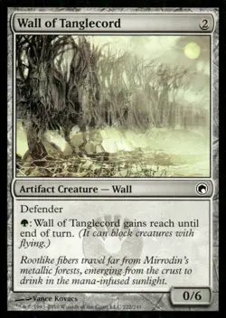 Wall of Tanglecord Scars of Mirrodin MTG Magic the Gathering card - Image 1