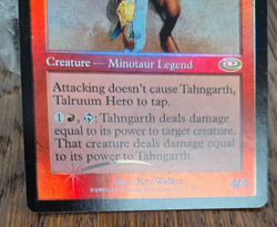MTG Tahngarth, Talruum Hero (Alt. Art Foil) Amazing Condition Foil Never Played - Image 4