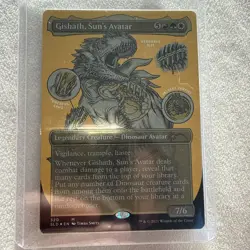 1x MTG Gishath, Sun's Avatar (Foil Etched) - Secret Lair Drop Series (SLD) #320 - Image 2