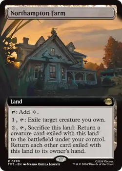 Northampton Farm - Foil - Extended Art Light Play, English Magic the Gathering M - Image 1
