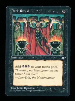 * * 1x Dark Ritual x1 * * Ice Age MTG LP Lightly Played - Image 1