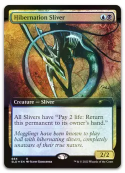 Hibernation Sliver (Extended Art) #664 (Foil) NM Secret Lair Drop SLD Magic MTG - Image 1