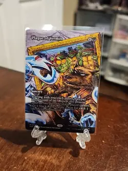 Plague of Vermin (Borderless) 07 NM MTG PZA Magic - Image 1