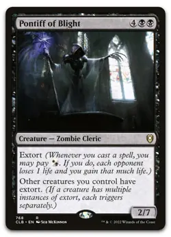 Pontiff of Blight #768 (NM) Baldur's Gate CLB Magic MTG - Image 1