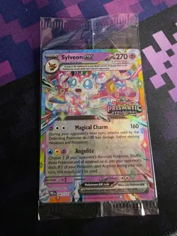 Sylveon ex 041/131 Surprise Box Stamped Promo Prismatic Evolutions Sealed - Image 1